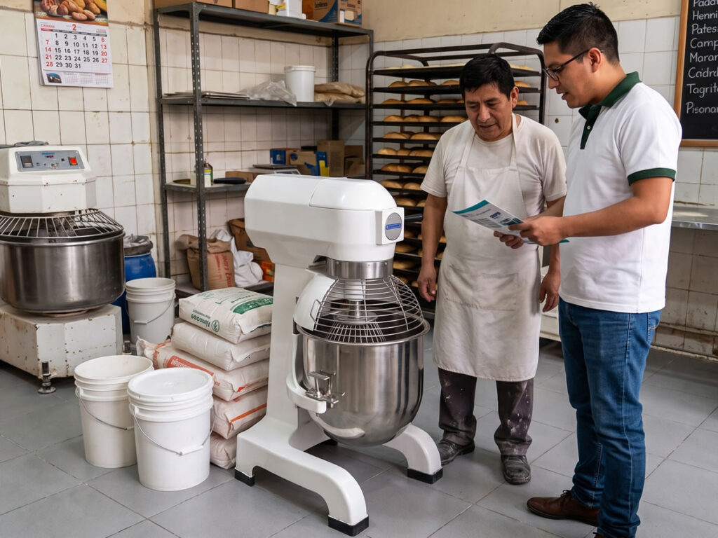 Batidora industrial vs. Máquina amasadora: Diferencias clave y cuál elegir