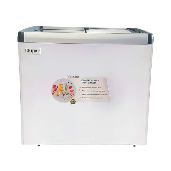 Congeladora horizontal tapa vidrio BG-260